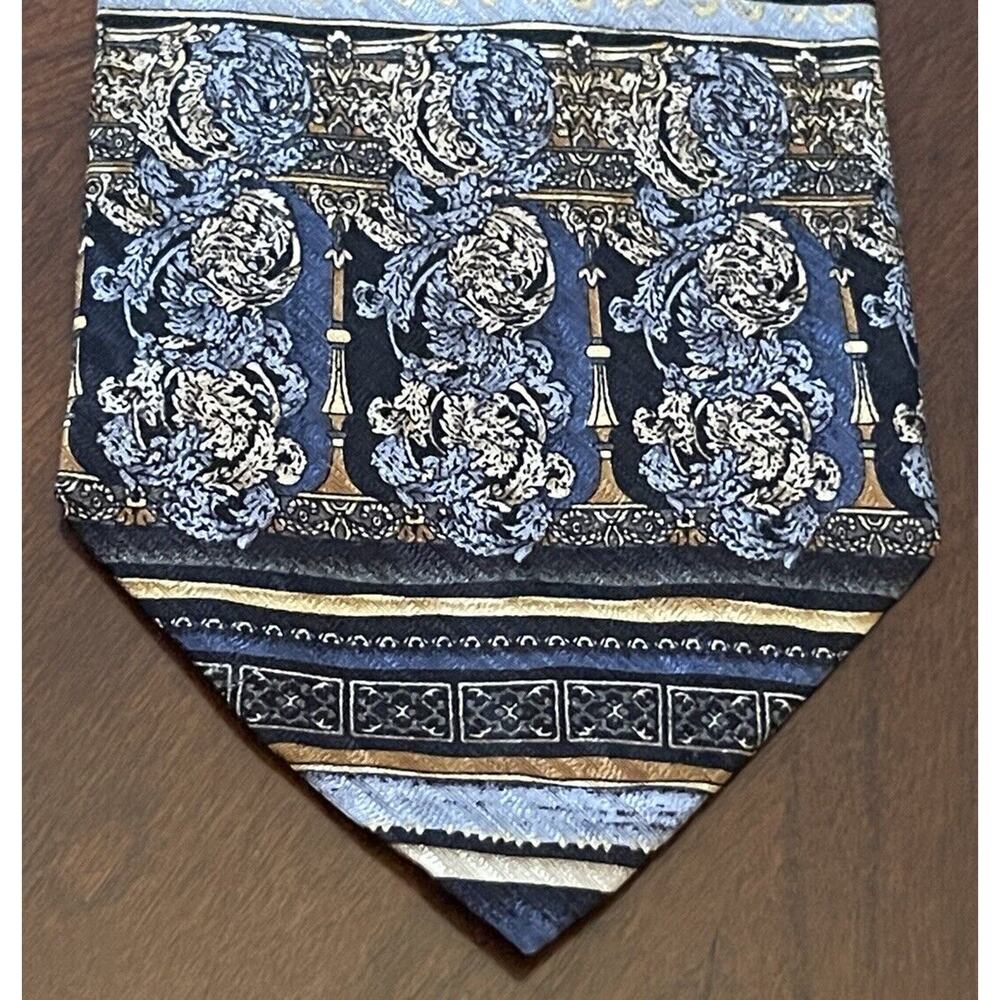 Vintage Dani Moda Maschile Hand Made 100% Silk Men’s Neck Tie Made In Korea